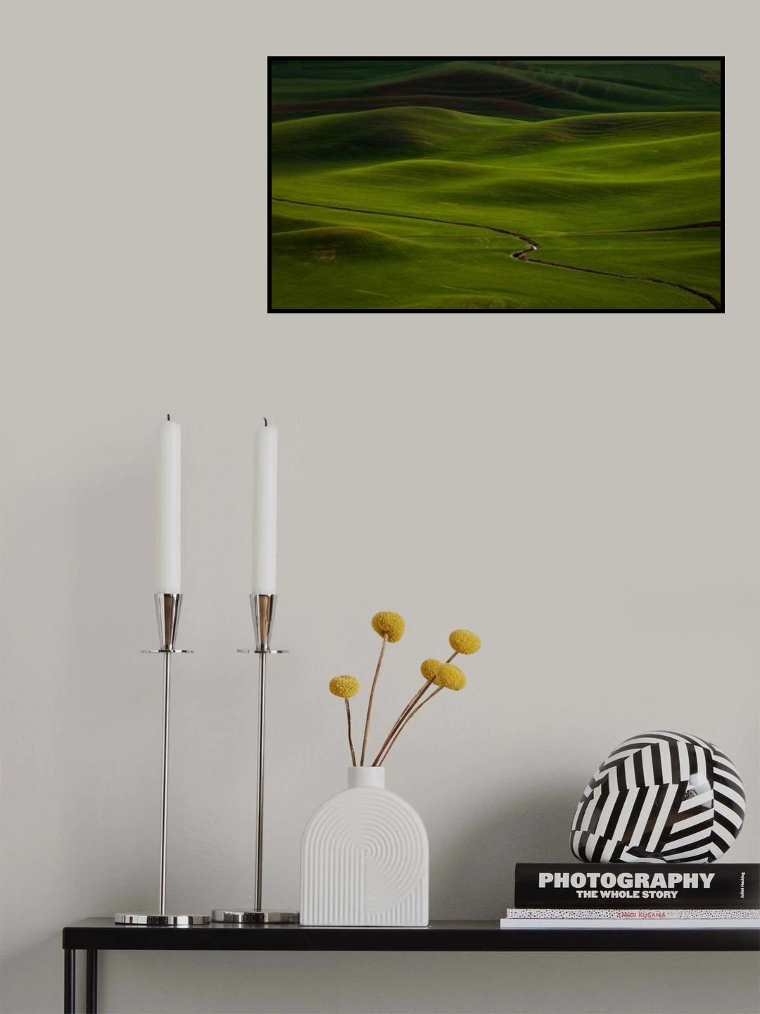 Rolling hills at Palouse Poster och Canvastavla