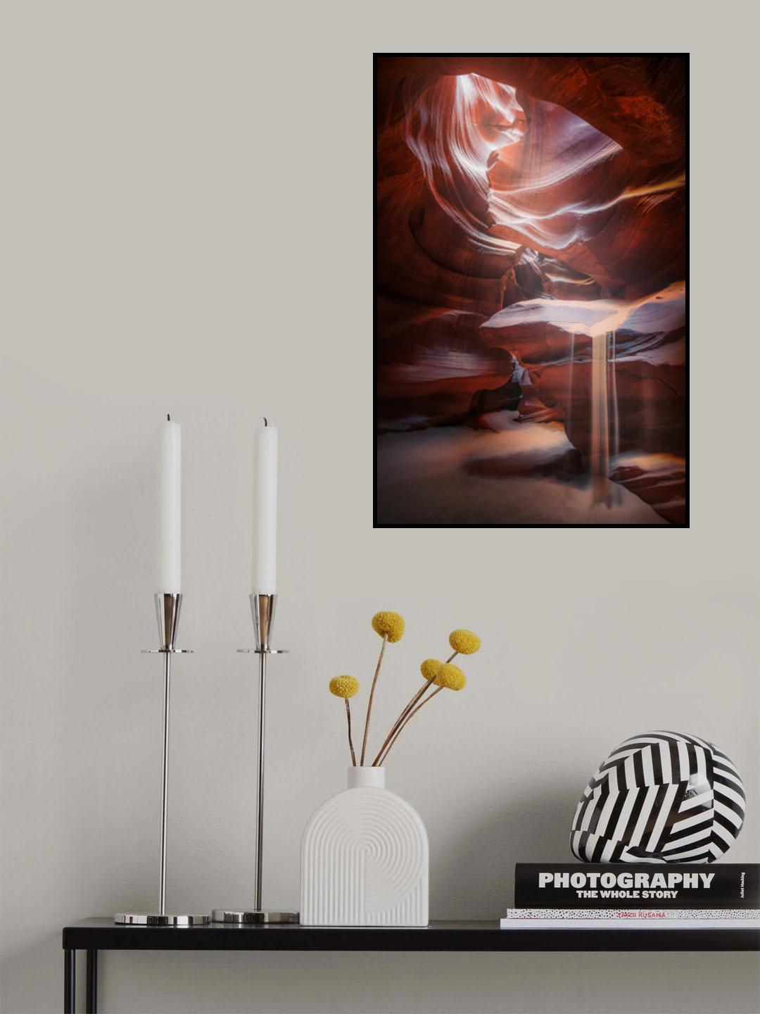 Antelope Sandfall Poster och Canvastavla