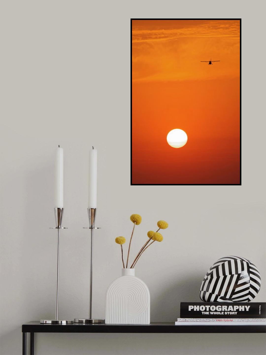 SUN AND LITTLE AIRPLANE Poster och Canvastavla