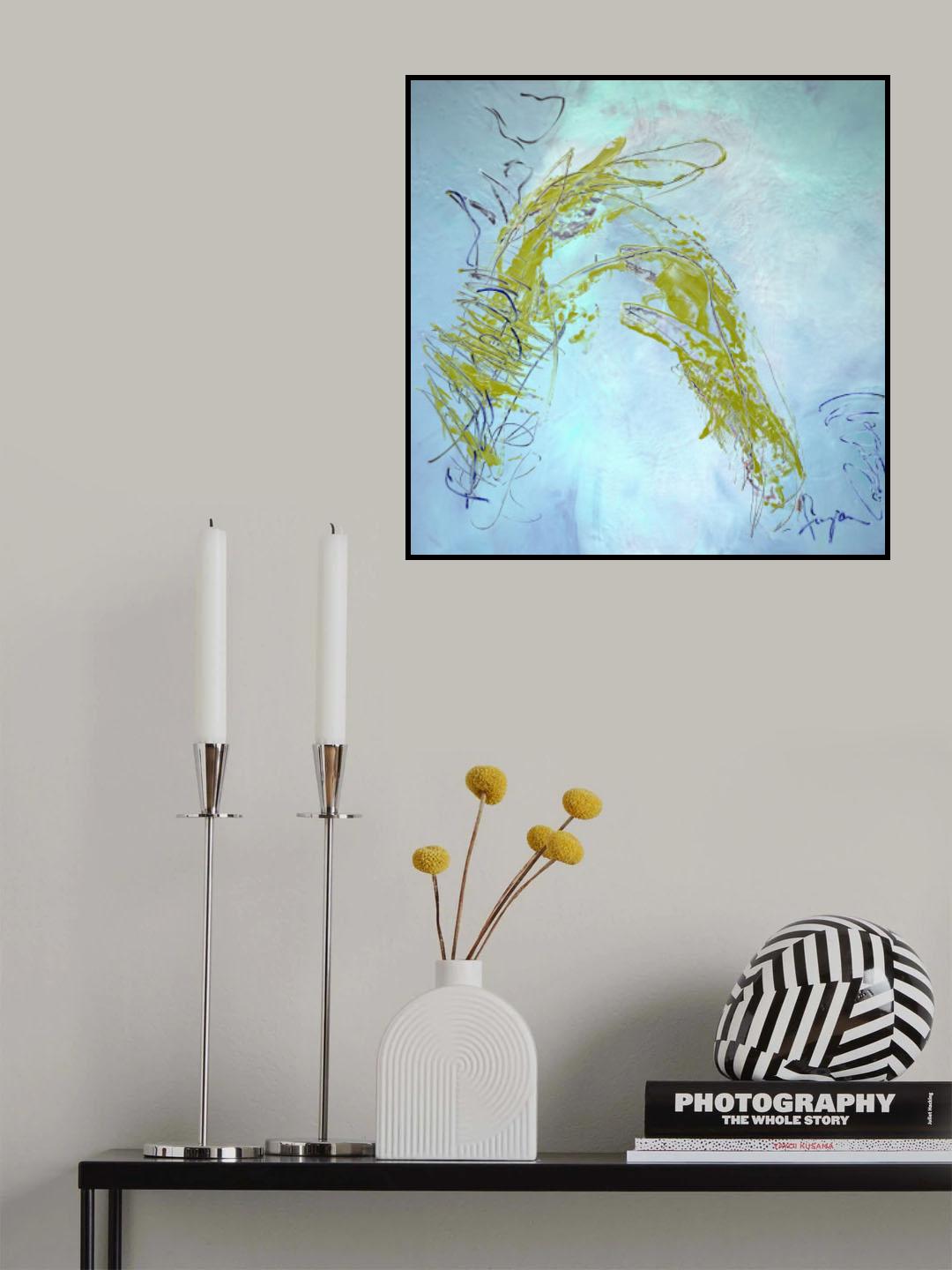 Df396angel S Prayer Poster och Canvastavla