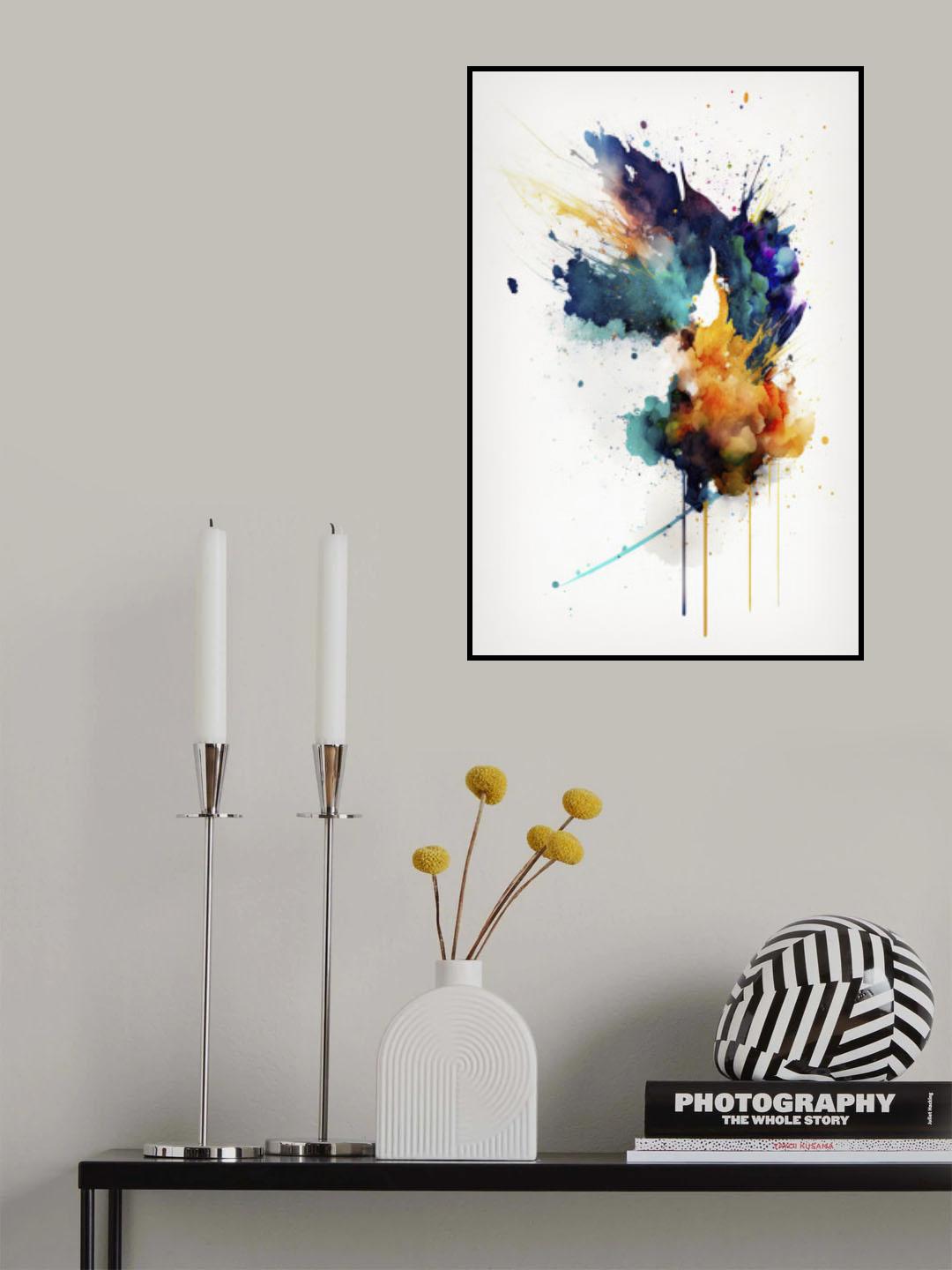 Flight of Colors Poster och Canvastavla