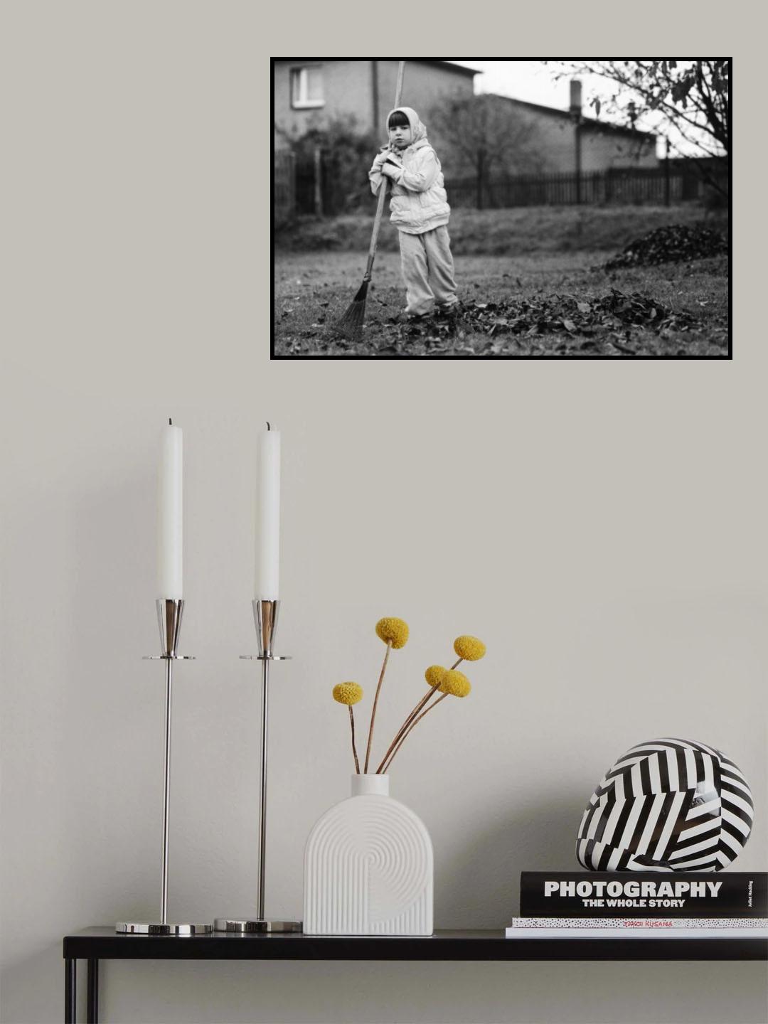 When the leaves fall down... Poster och Canvastavla