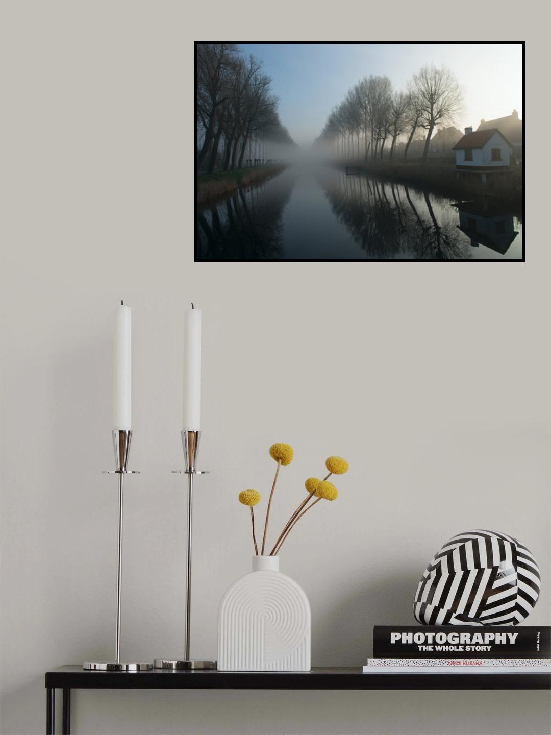 Mist across the Canal Poster och Canvastavla