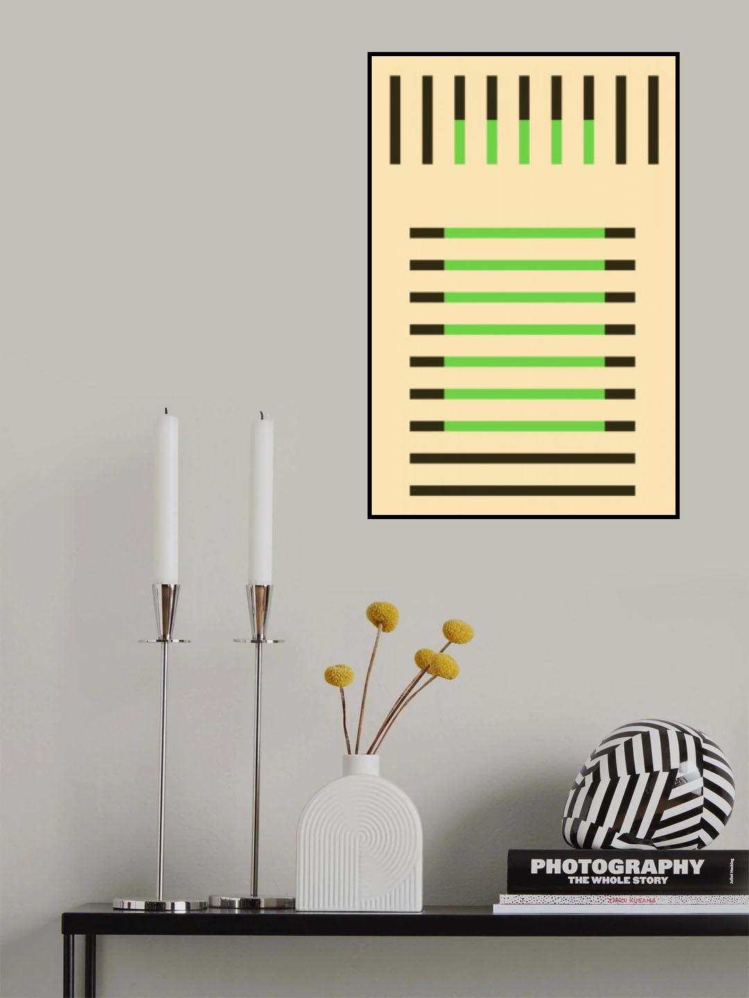 Faded Geometric #2 Poster och Canvastavla