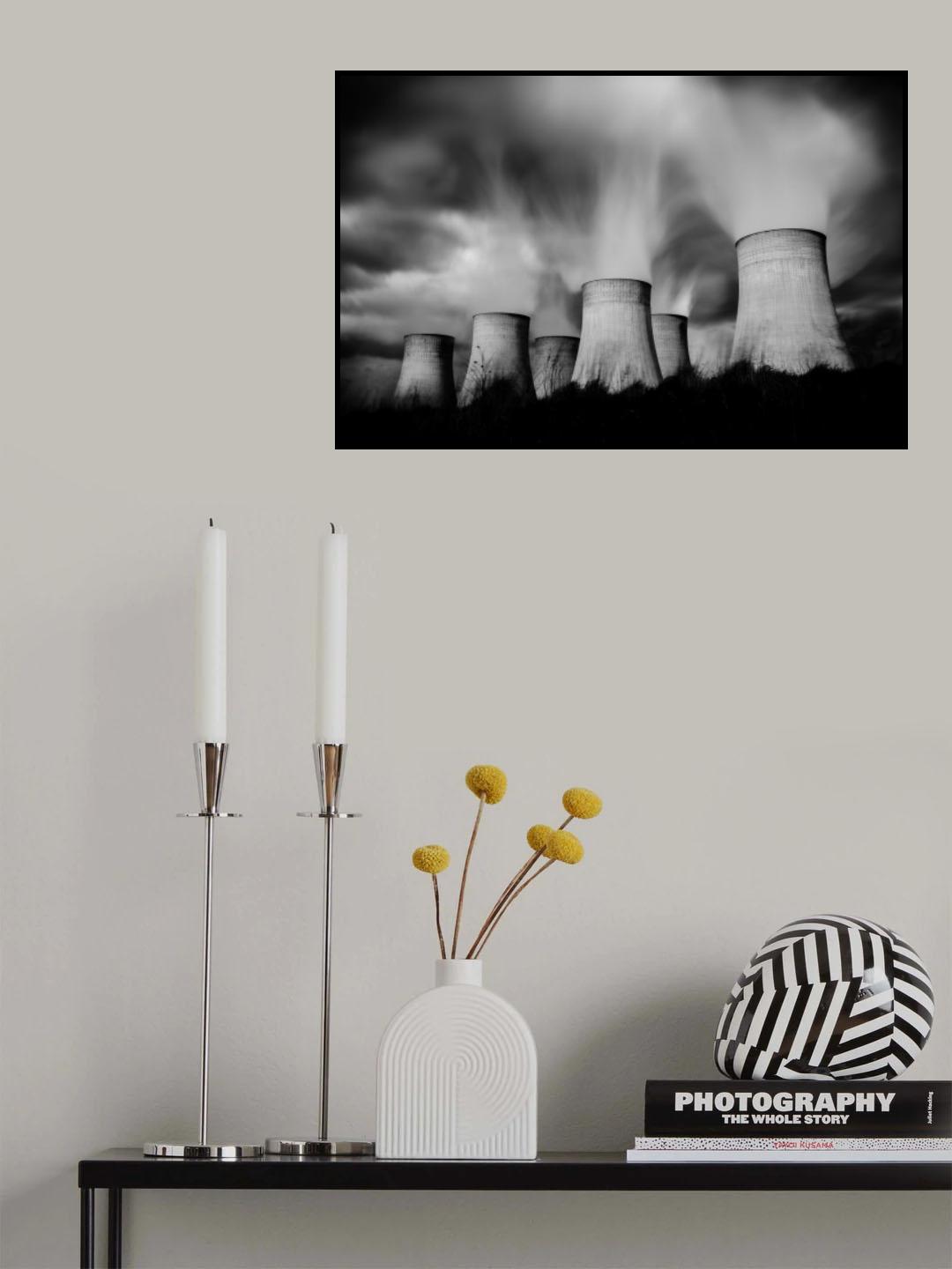 Ratcliffe Power Station Poster och Canvastavla