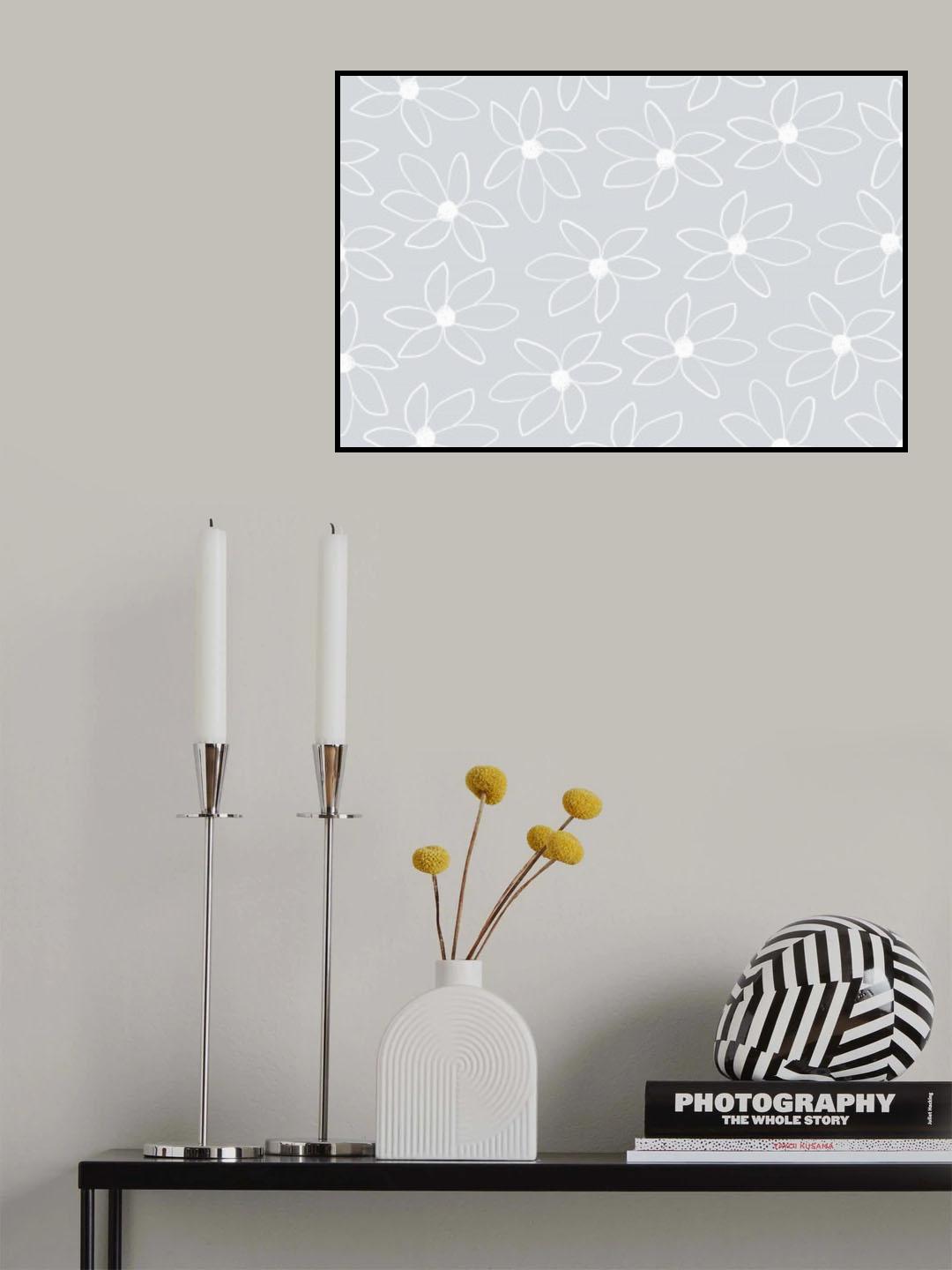 Airy Flowers No 1 Poster och Canvastavla