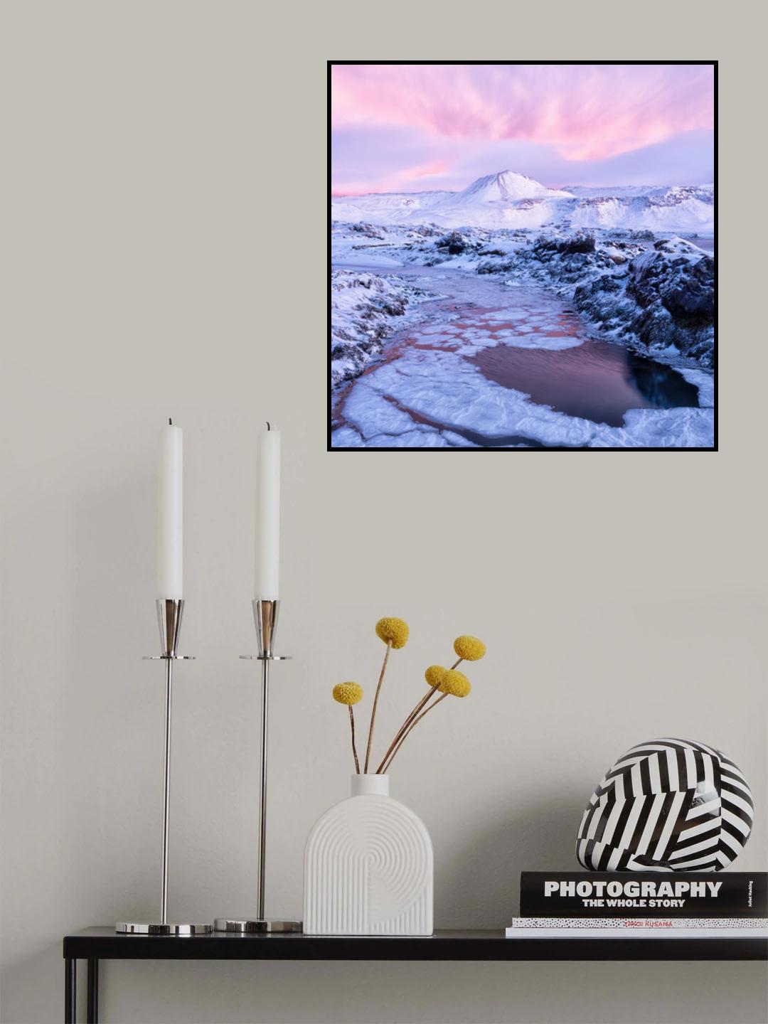 Sacred Stained Glass Poster och Canvastavla