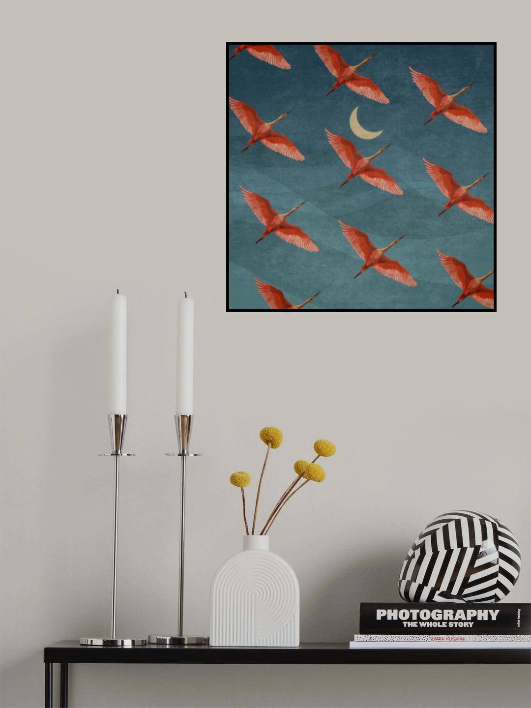 Leylek Surusu Poster och Canvastavla