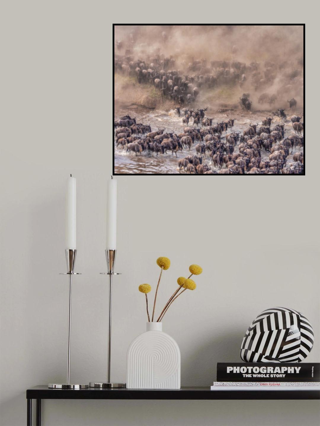 Chaos at the Crossing Poster och Canvastavla