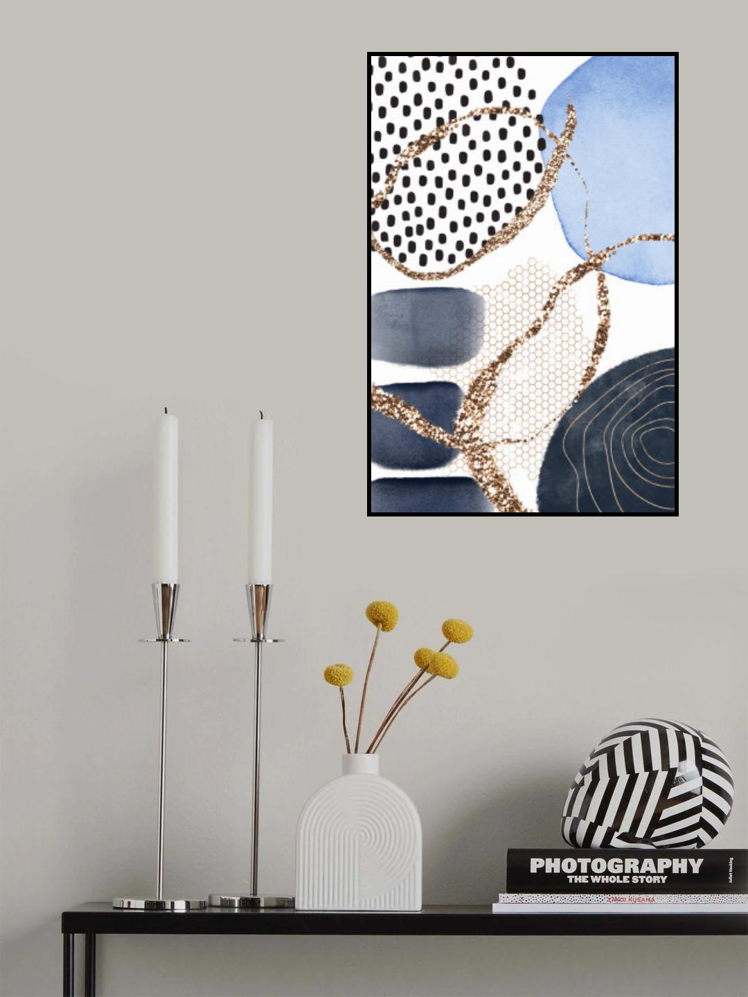 Aesthetic Blues-3 Poster och Canvastavla