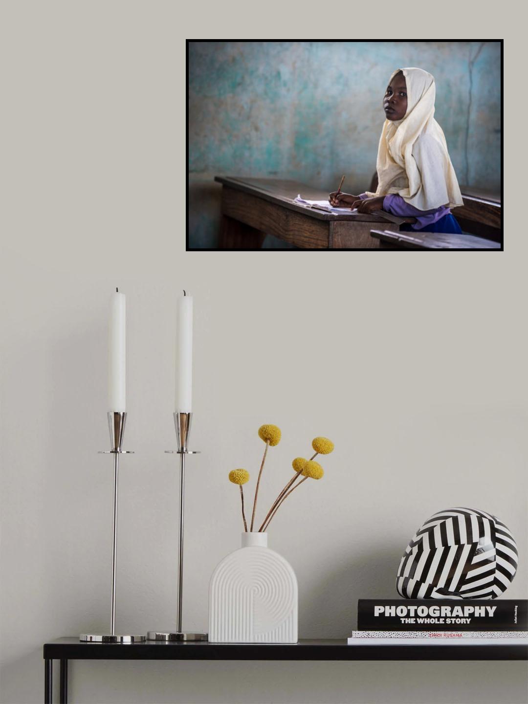African school girl Poster och Canvastavla