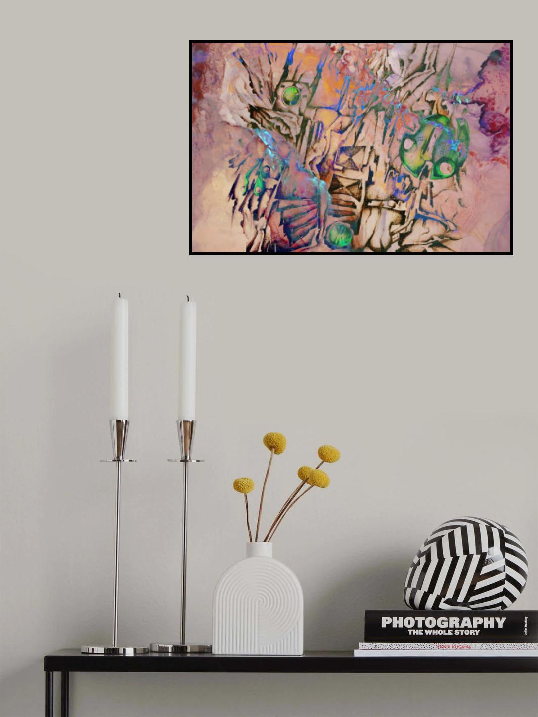 The night composition Poster och Canvastavla