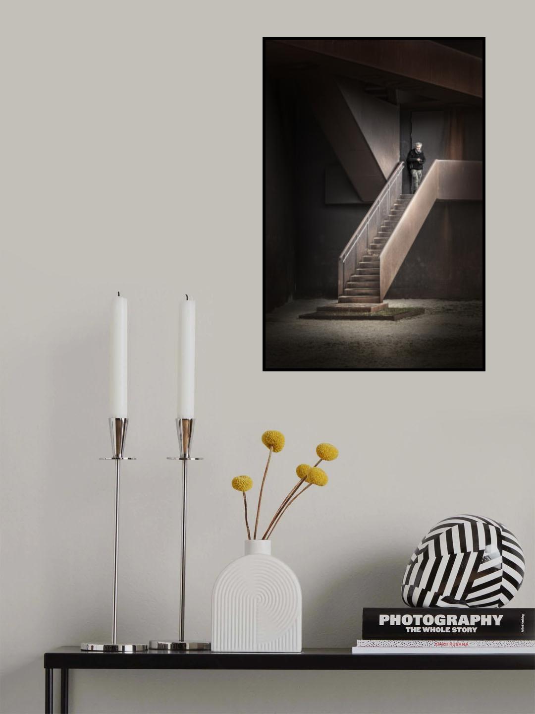 the iron staircase Poster och Canvastavla