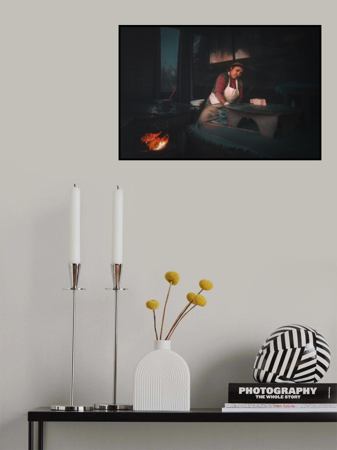 Lady at work Poster och Canvastavla