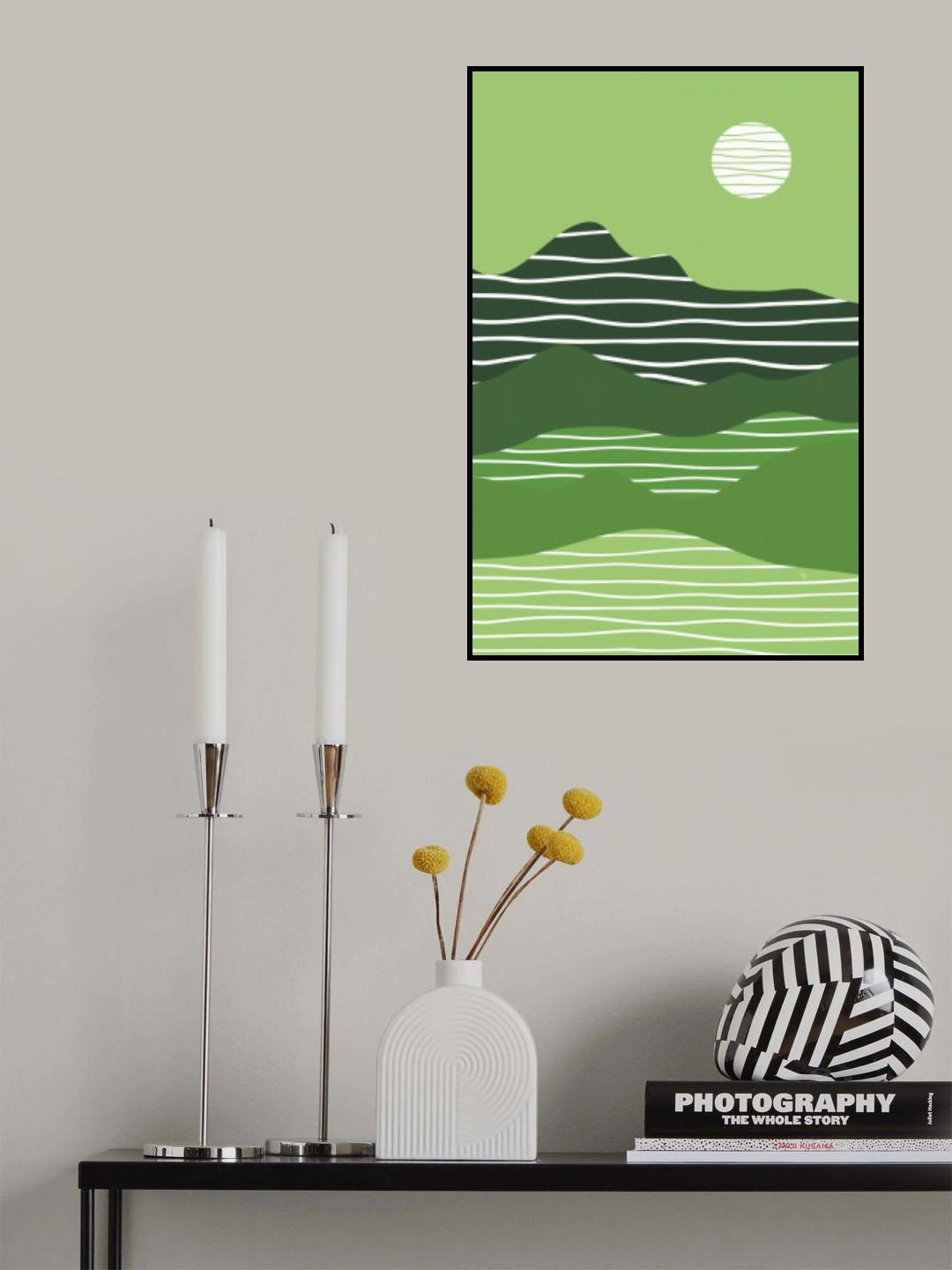 Green Nature Poster och Canvastavla