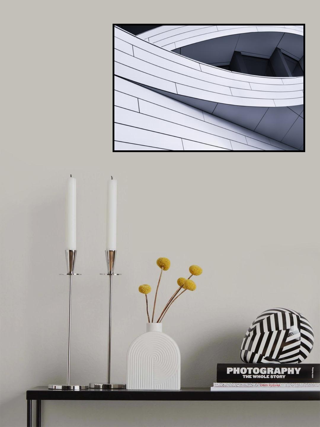 Lines and curves Poster och Canvastavla
