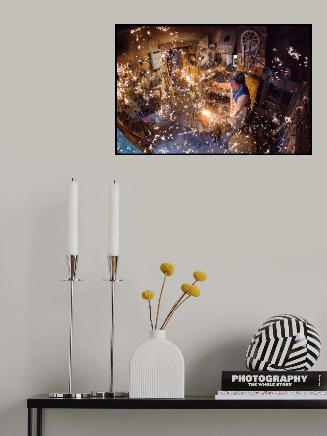 The blacksmith Poster och Canvastavla