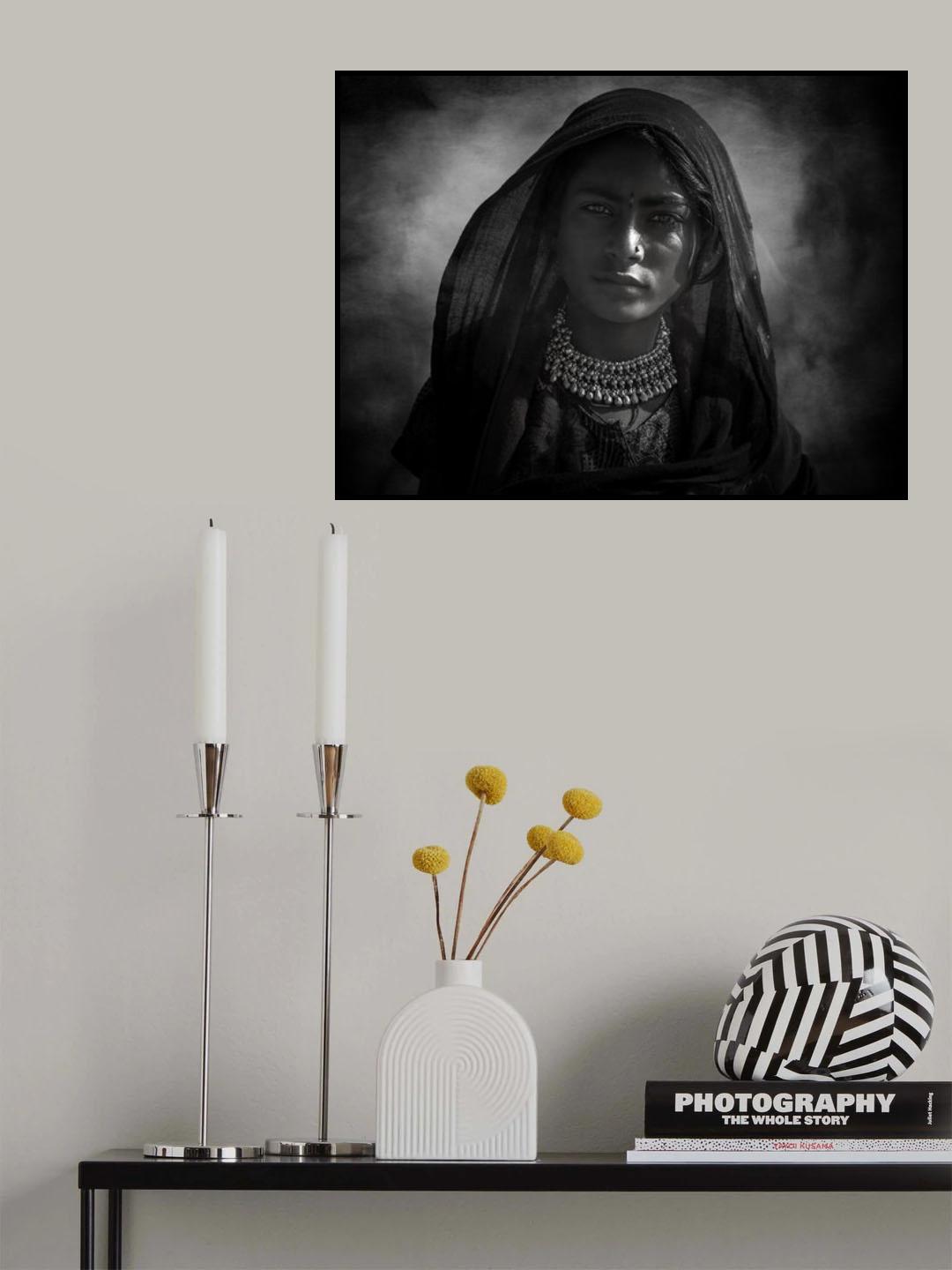 Tribal girl Poster och Canvastavla