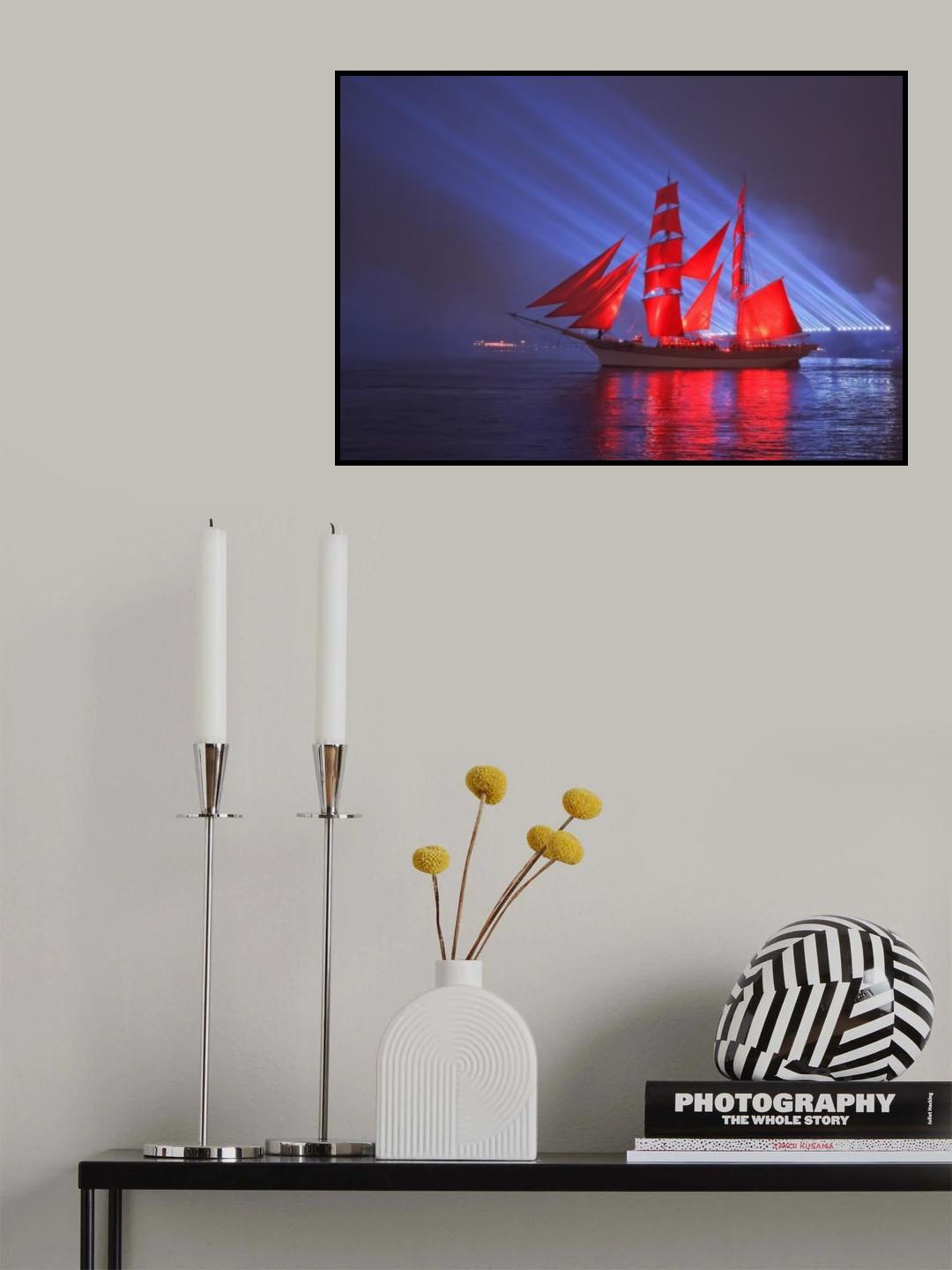 Scarlet Sails Poster och Canvastavla