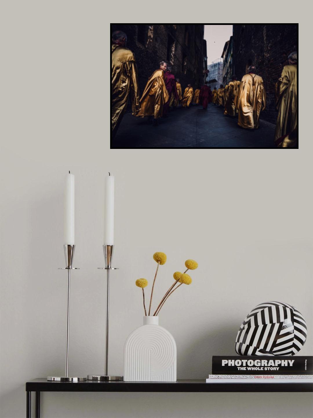streets of Siena Poster och Canvastavla