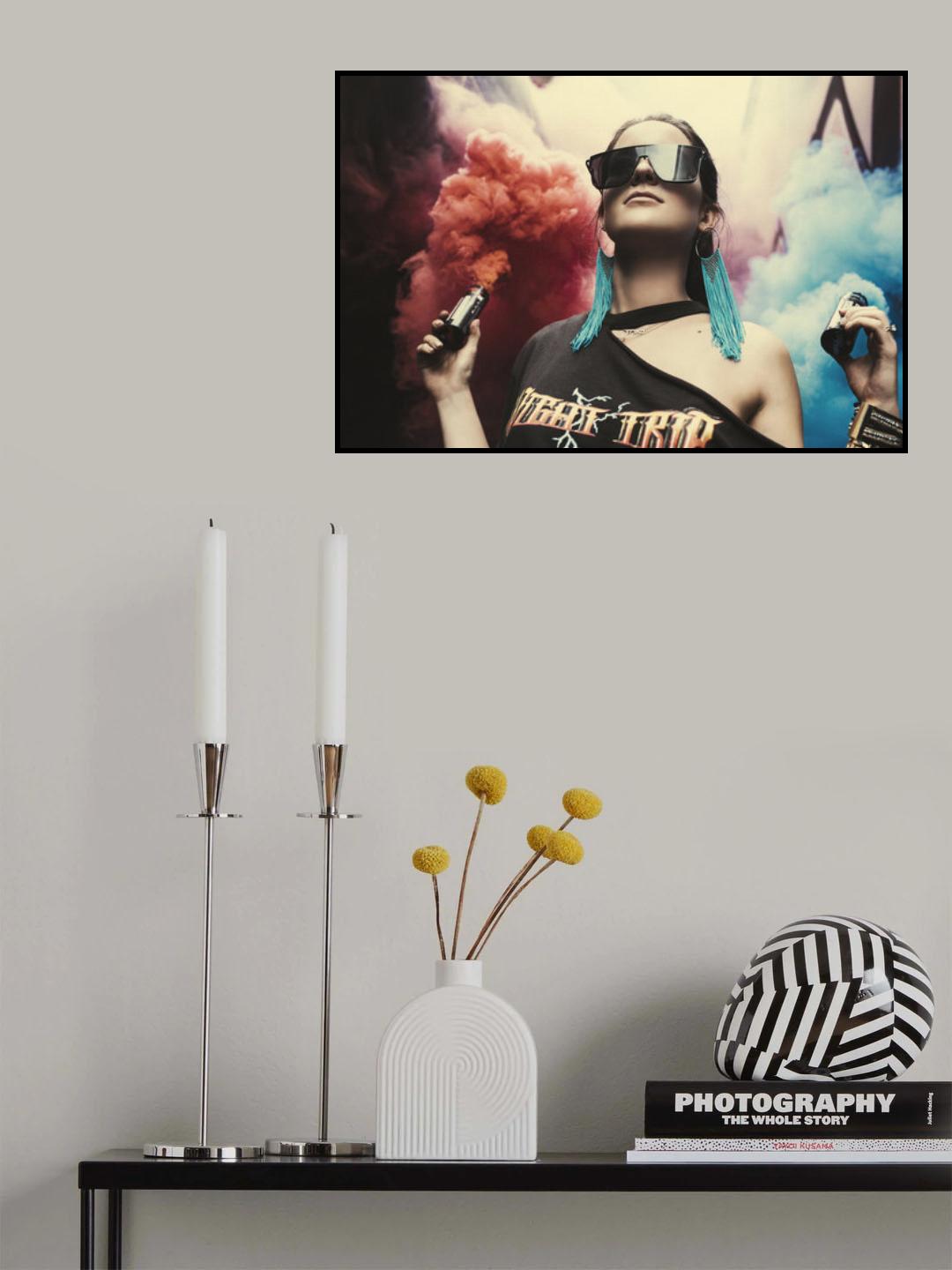 Fire and Ice Poster och Canvastavla