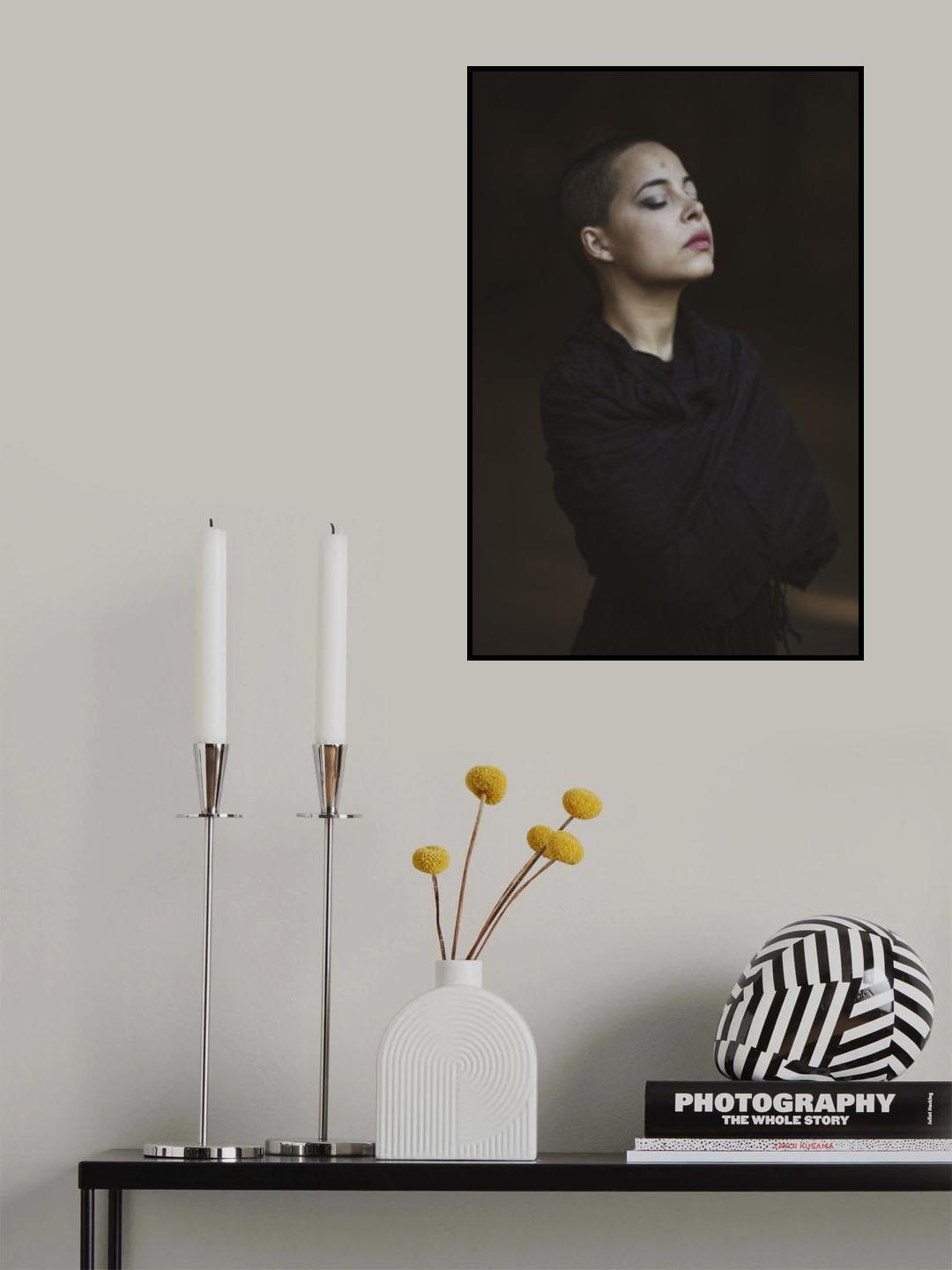 portrait of a young woman Poster och Canvastavla