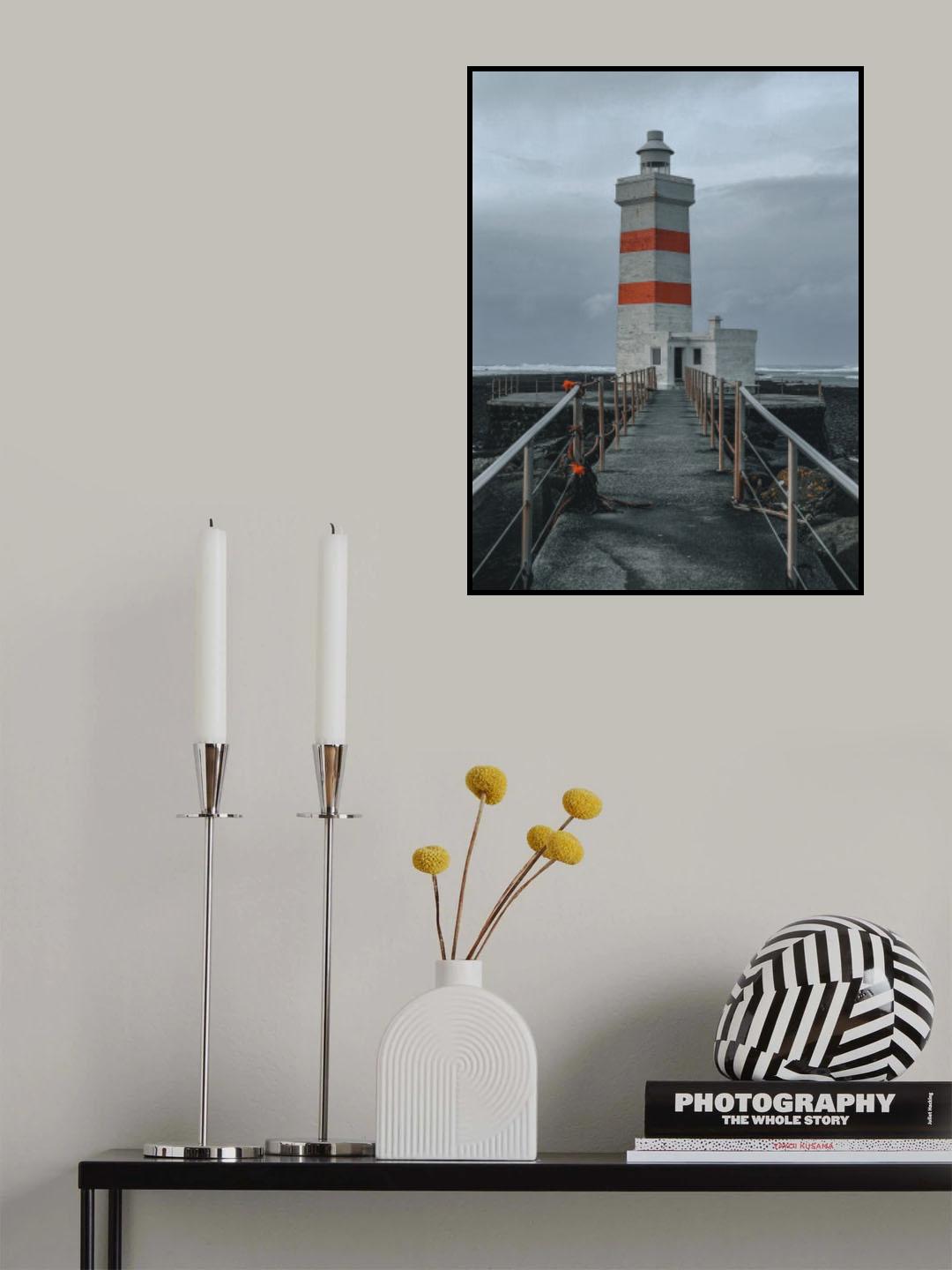 Garður Lighthouse Poster och Canvastavla