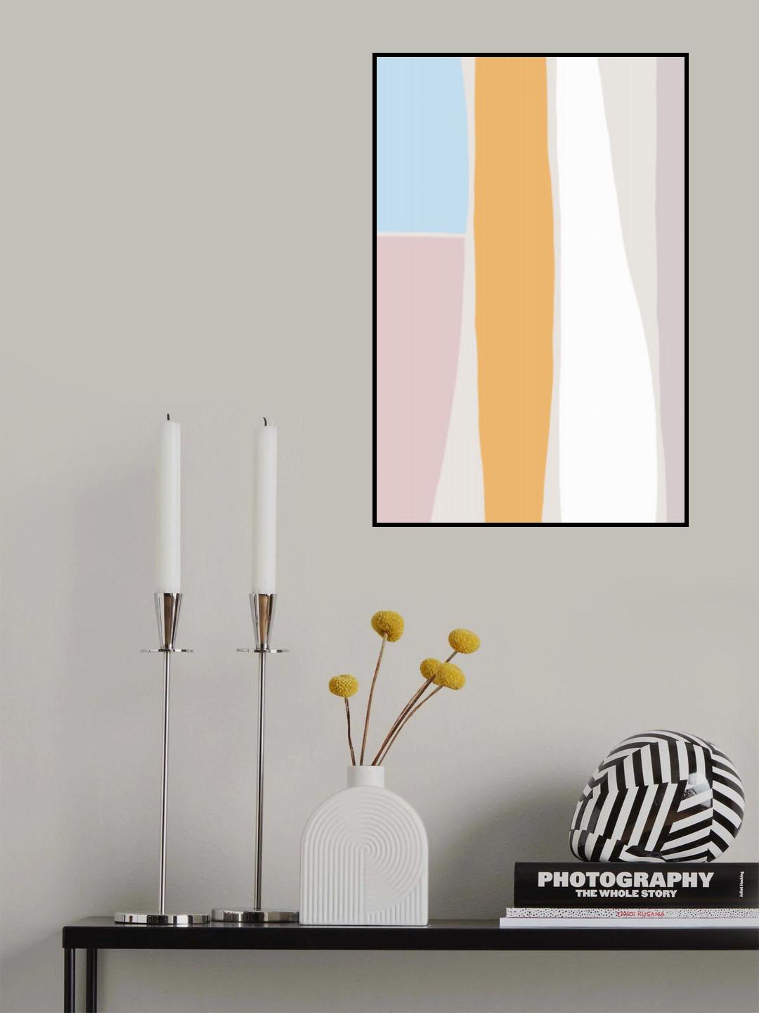 Feel Good Stripes Poster och Canvastavla