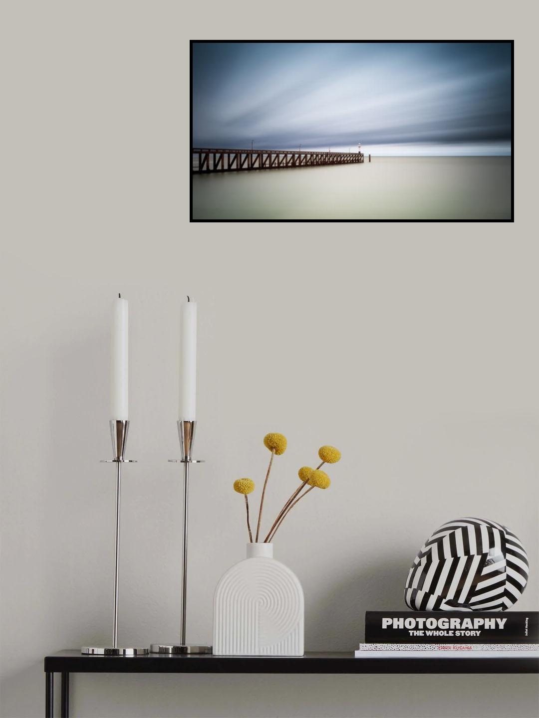 Blankenberge Pier Poster och Canvastavla