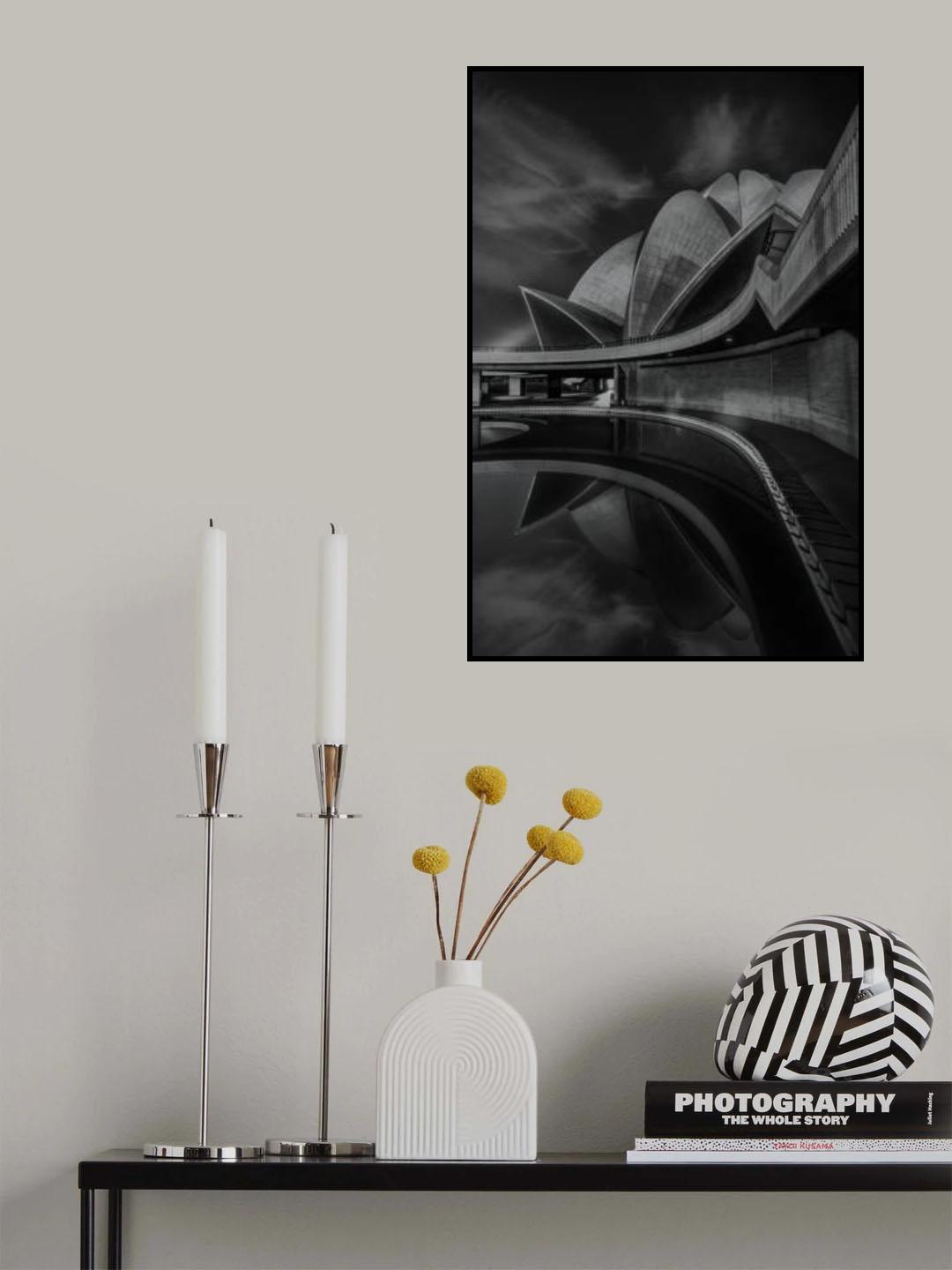 The Lotus Temple Poster och Canvastavla