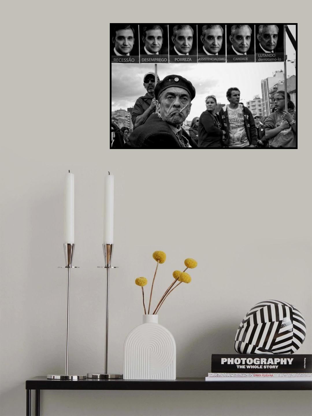 Political manifestation Poster och Canvastavla