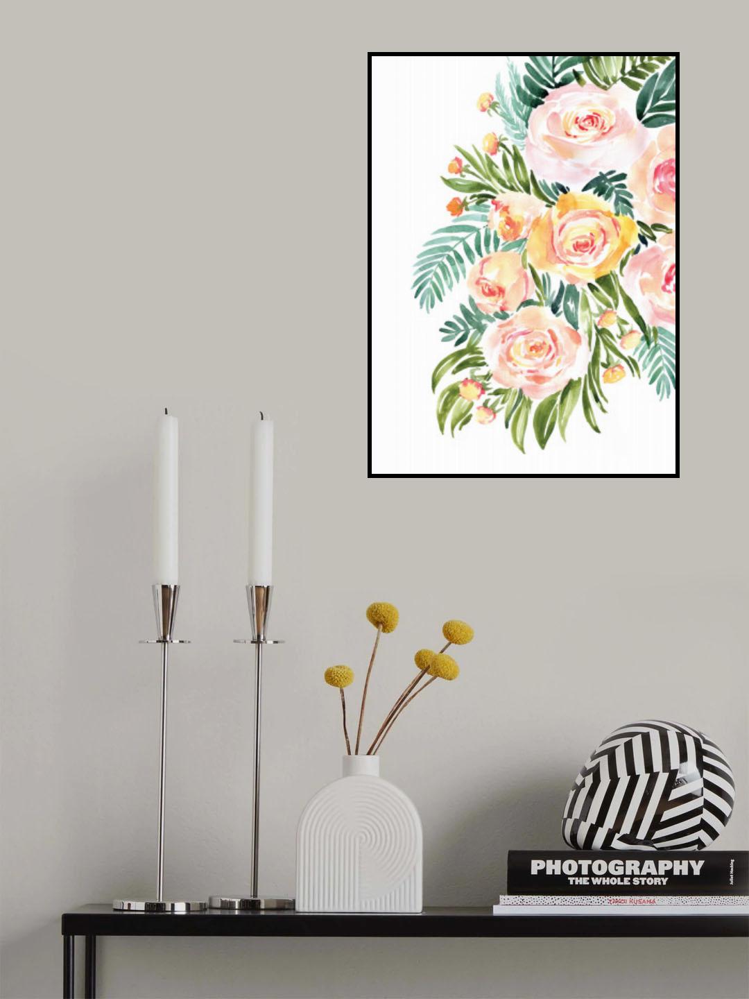 Abigail bouquet Poster och Canvastavla