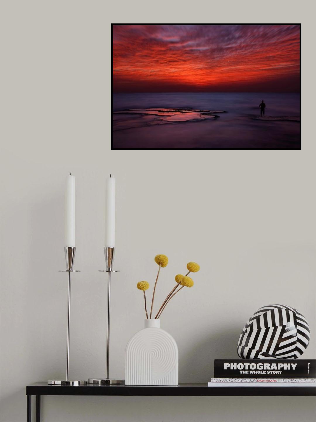 Red Sky Poster och Canvastavla
