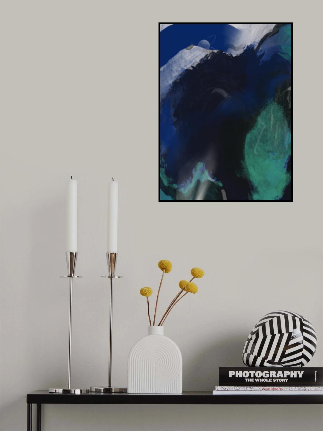 Planet Terrain Poster och Canvastavla