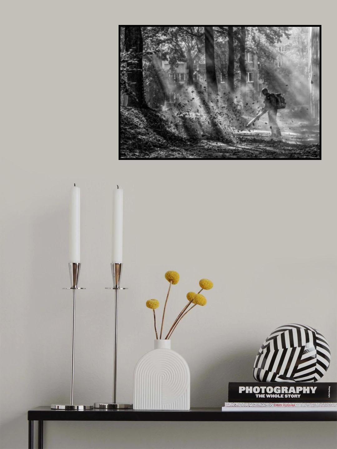 Leaf cleaner Poster och Canvastavla