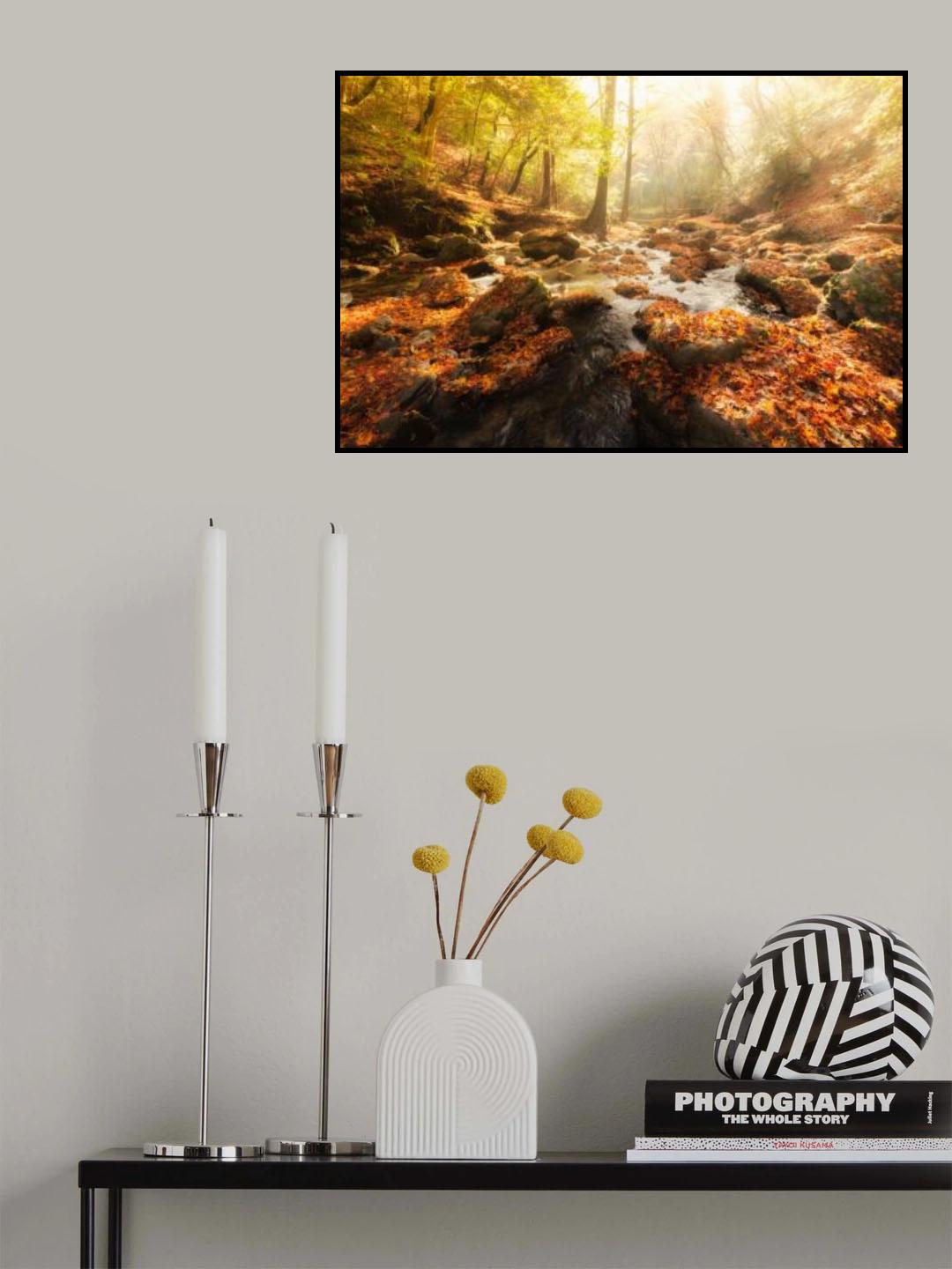 Autumn Journey Poster och Canvastavla