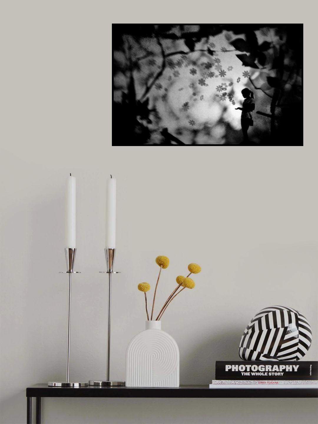 flower catch Poster och Canvastavla