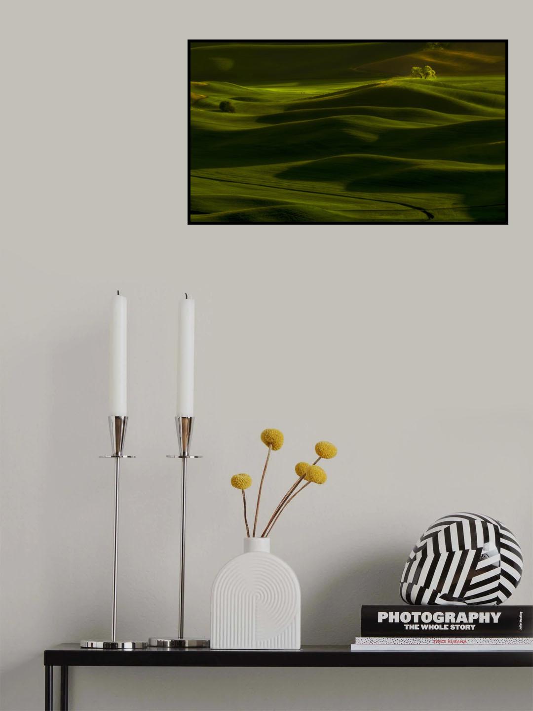 Spring Rolling Hills Poster och Canvastavla