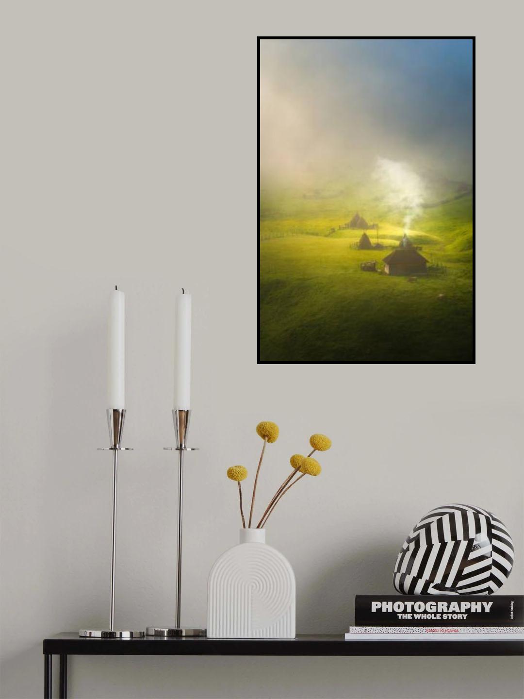 Morning Silence Poster och Canvastavla