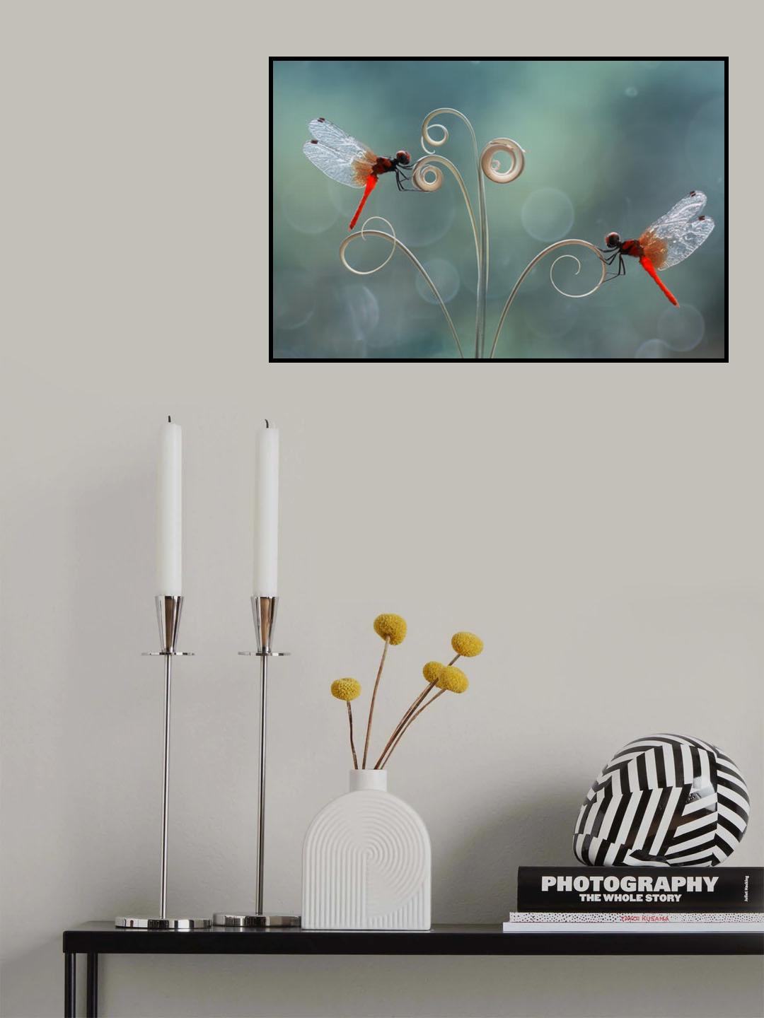 The Beauty of a Small World Poster och Canvastavla
