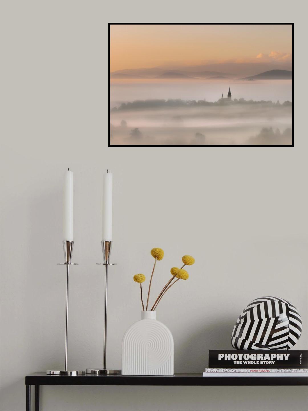dawn in the Bieszczady Poster och Canvastavla