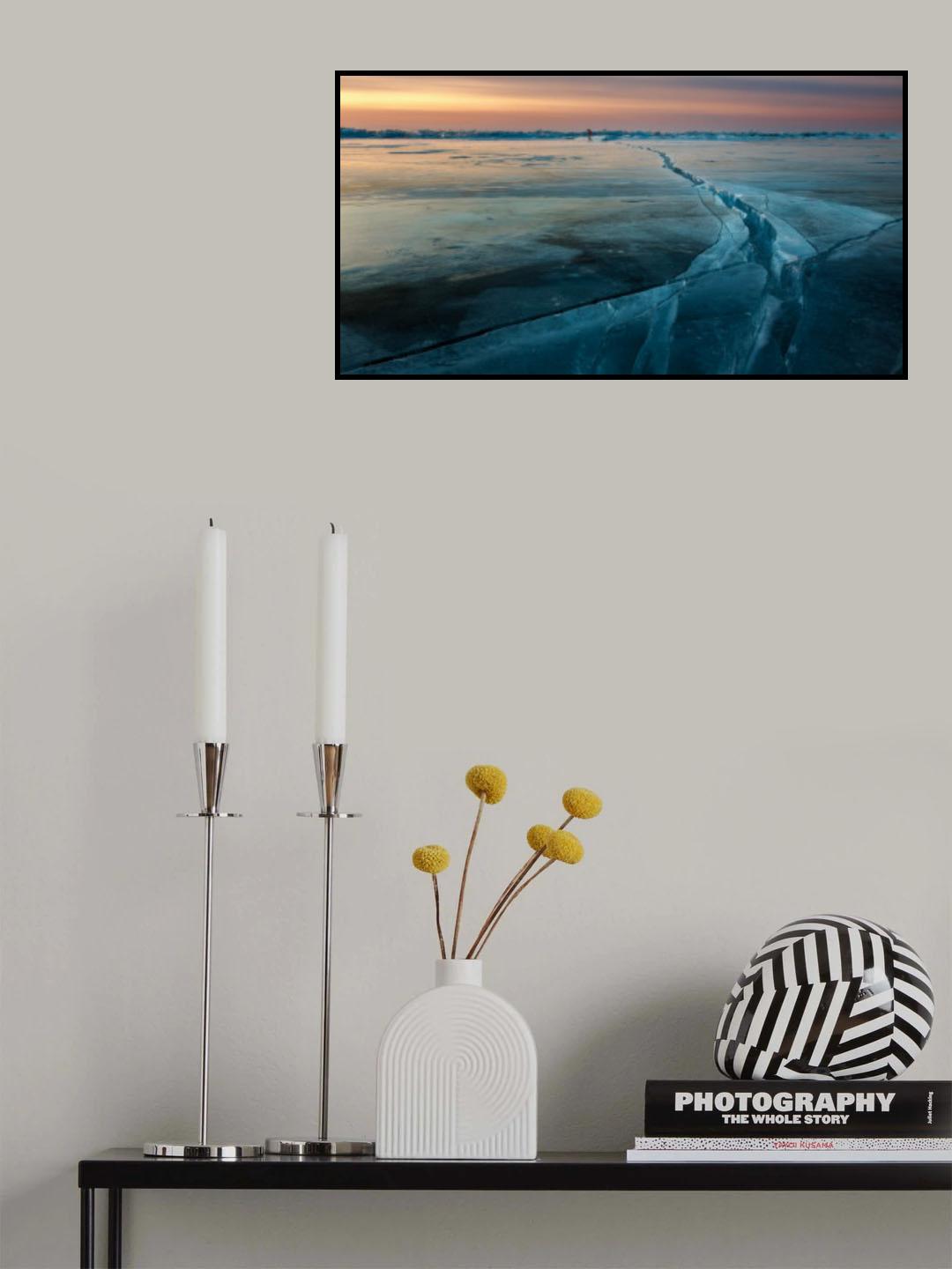 The crack in the ice Poster och Canvastavla