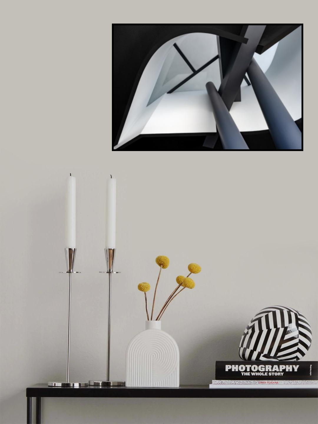 Constructivist in Mono Poster och Canvastavla