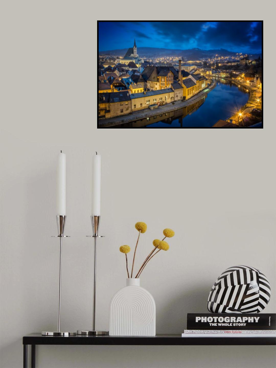 Magical Cesky Krumlov Poster och Canvastavla