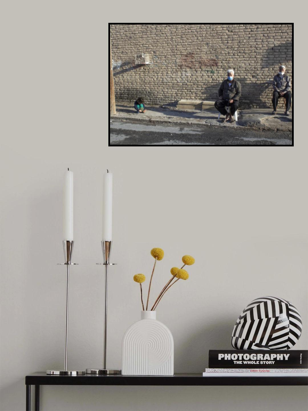 Rocked Faces Poster och Canvastavla