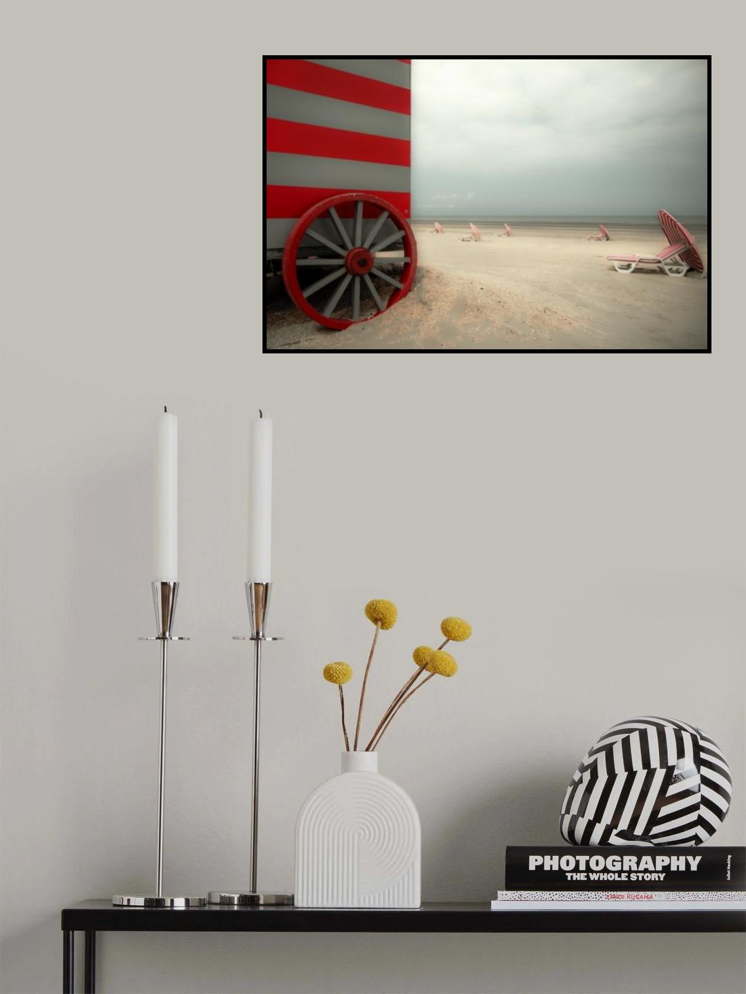 Red WagOn Poster och Canvastavla