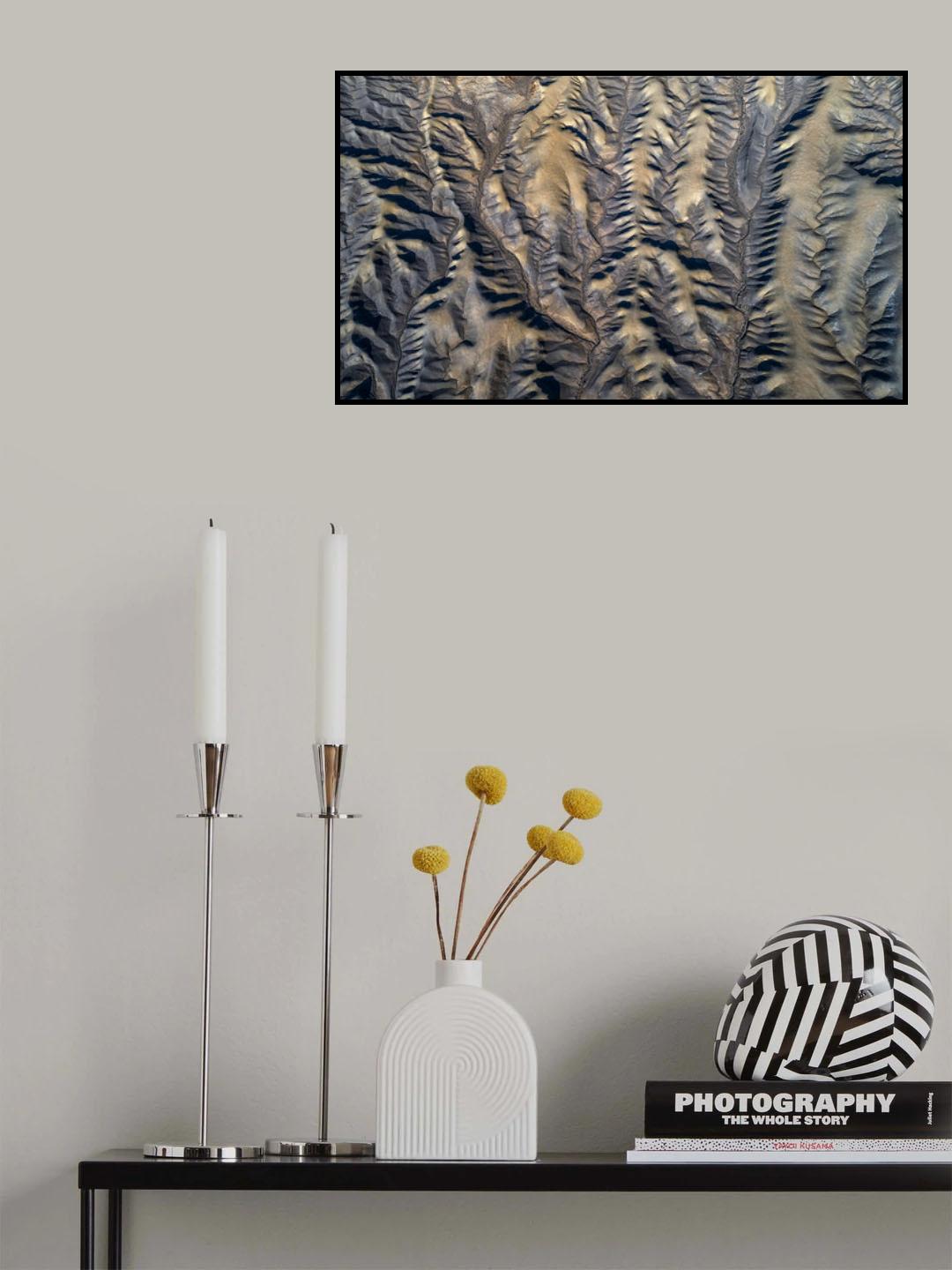 Badland Abstract Poster och Canvastavla
