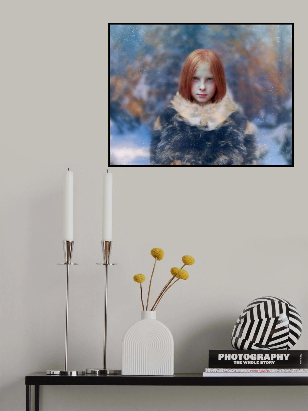 Snow Poster och Canvastavla