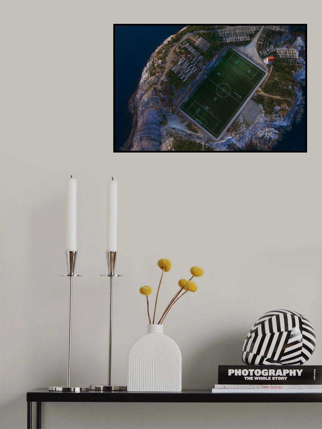 The furthest football field Poster och Canvastavla