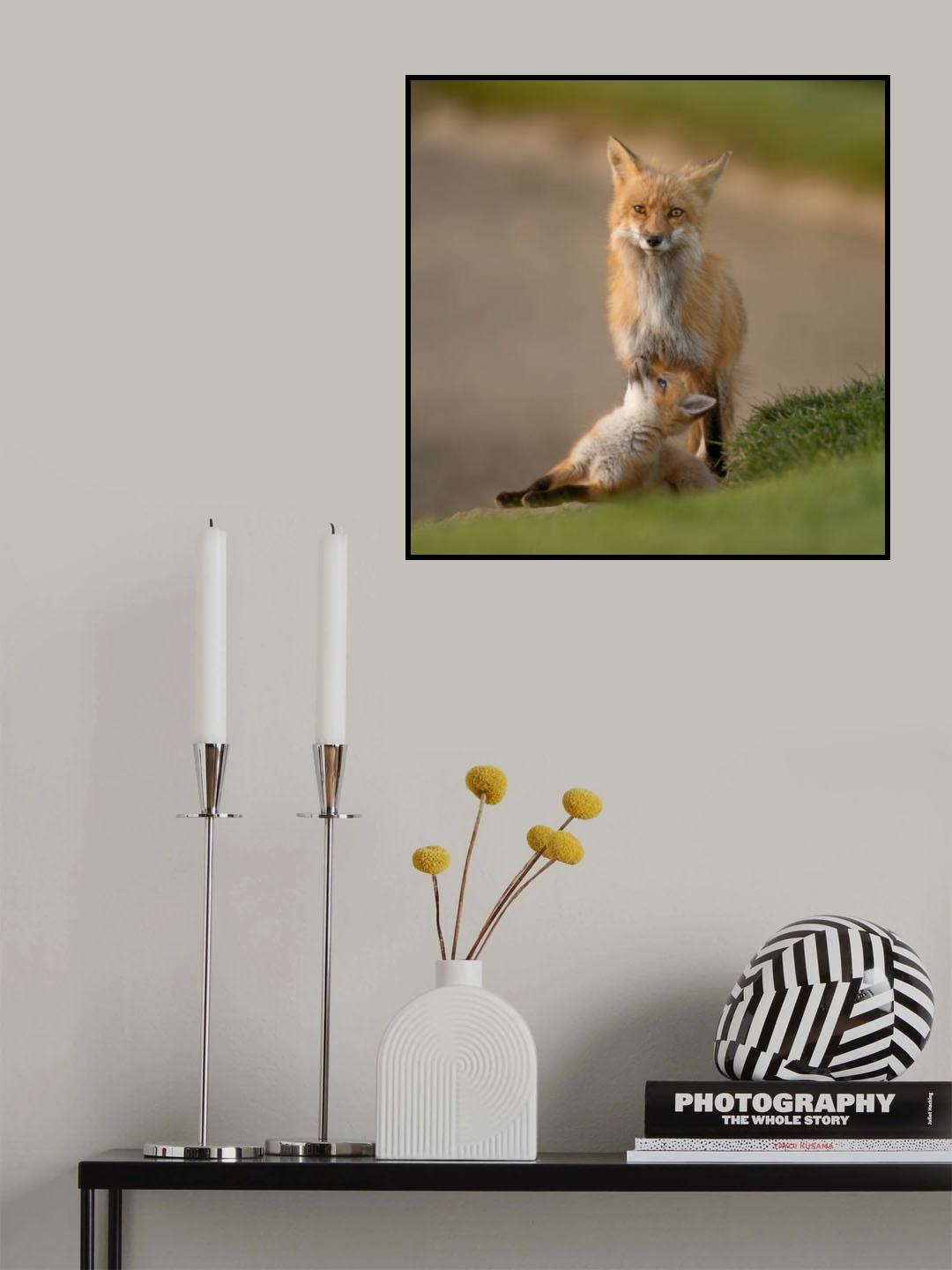 Looking up to mommy Poster och Canvastavla